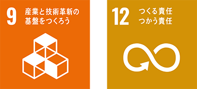 五泉ニット　SDGsの取り組み　SDGsアイコン